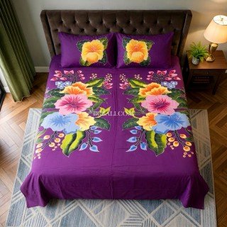 New Design Rayon Bedsheet Hand Painted 2026